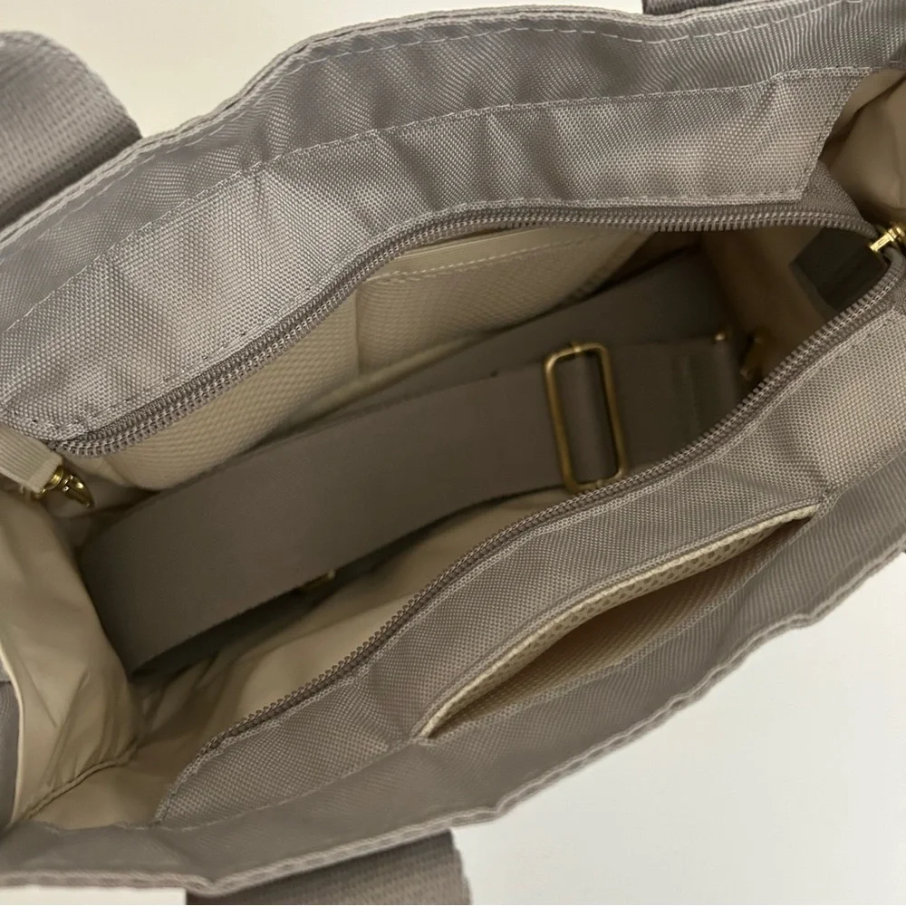 Canvelle X-Small Boxy Crossbody Tote Grey - Picture 11 of 13